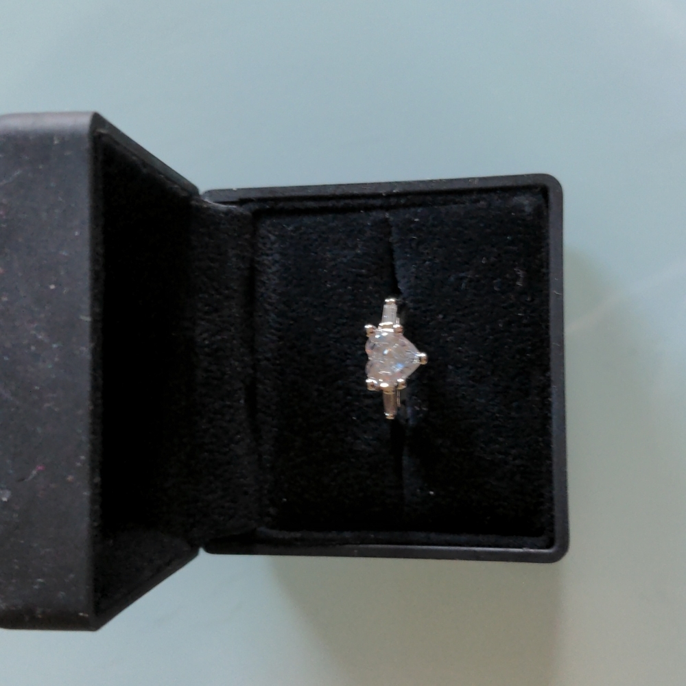 Heart Solitaire Ring (size 7)